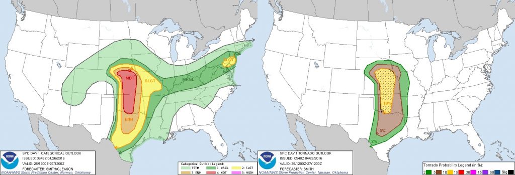 4-26-16 SPC Outlook