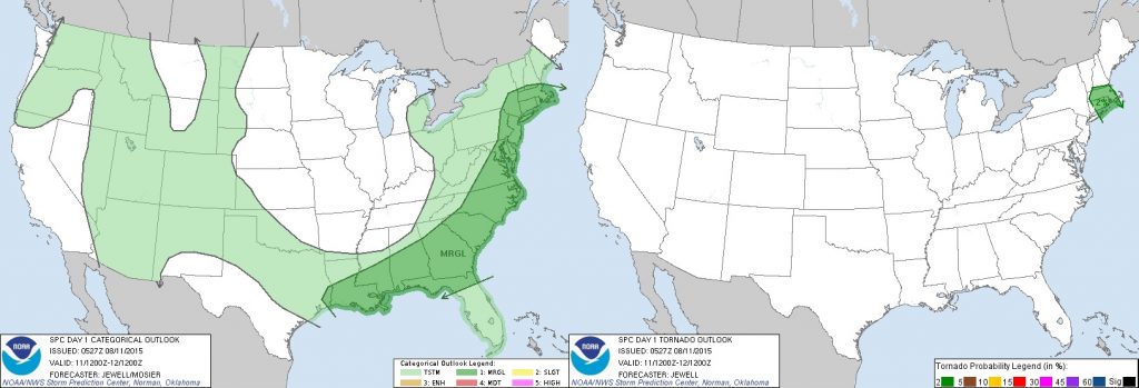 8-11-2015 SPC Outlook